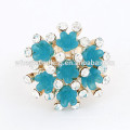 Vogue style small flower ring funny engagement rings